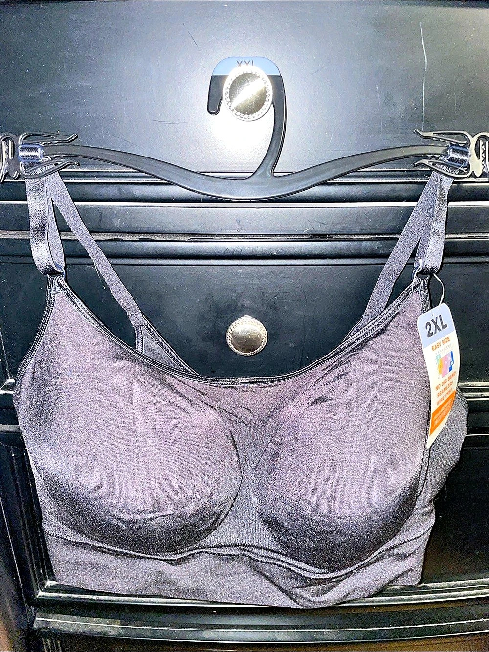 Warner's Blissful Benefits Easy Size No Dig Band Seamless Wire-Free Bra 2XL